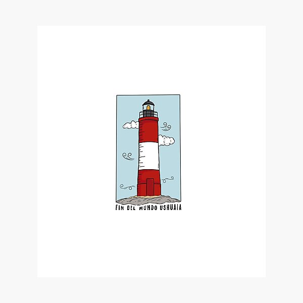 Item preview, Ushuaia Lighthouse designed and sold by Tinteria.