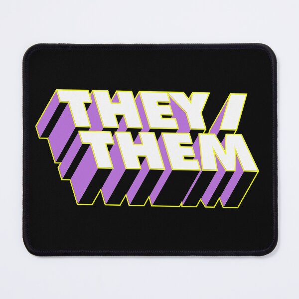 Item preview, They / them (pronouns) designed and sold by remerasnerdas.