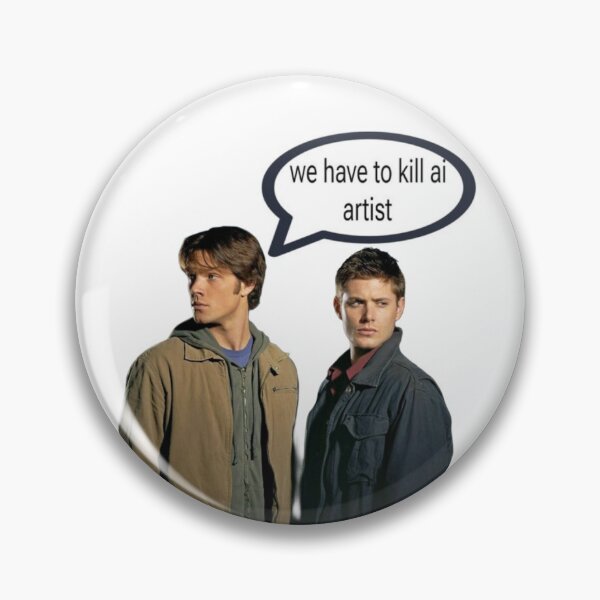 Item preview, SUPERNATURAL - SAM AND DEAN AGAINST AI designed and sold by bisamwinchester ✨.