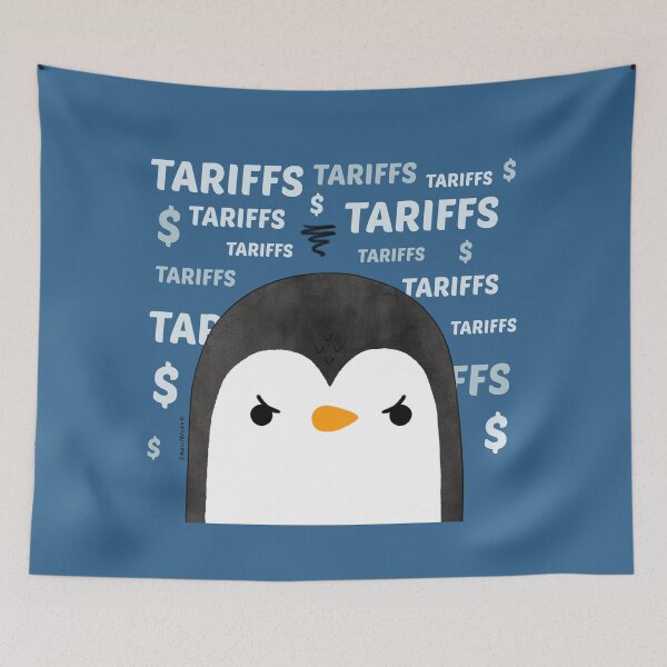 Item preview, Angry Penguin about Tariffs designed and sold by thepenguinsfamily.