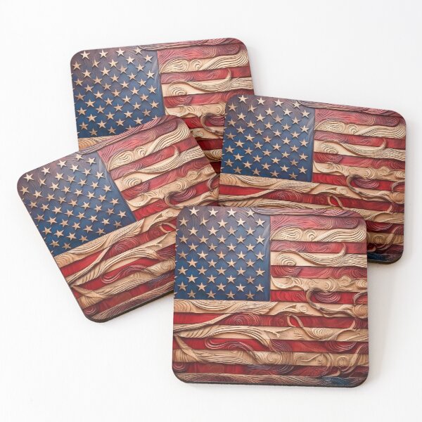Item preview, USA flag art designed and sold by Andre Faubert.
