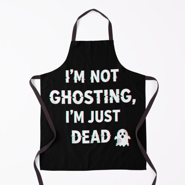 Item preview, I’m Not Ghosting, I’m Just Dead T-Shirt - Glitchy Horror Typography Tee - Creepy Digital Ghost Design - Spooky Mystery Apparel designed and sold by Typography Prints.