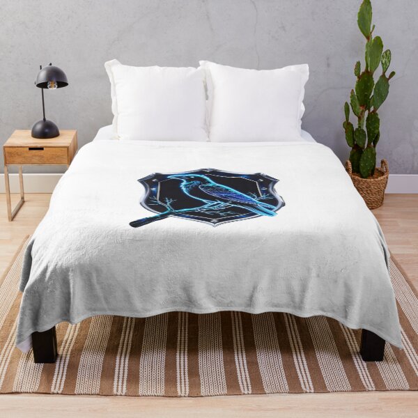 Artikel-Vorschau von Neon Ravencrest Sigil – Leuchtend blaues magisches Wappen | Futuristische Raven Crest Claw Fantasy Sticker, designt und verkauft von LifeShaperTone.