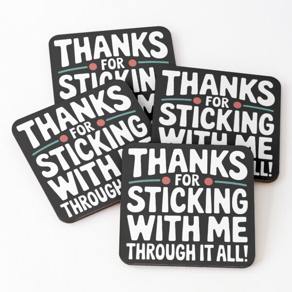 Item preview, Teacher Appreciation -- Thanks for sticking with me through it all! designed and sold by Gabriela McDaniel.