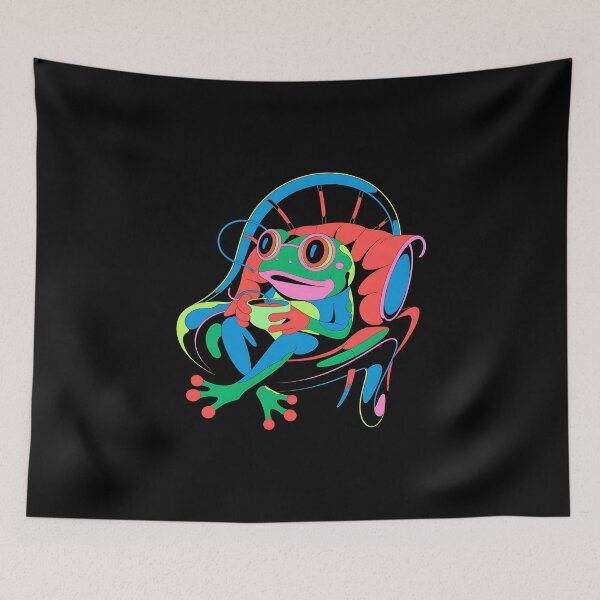 Item preview, Colorful Tranquility Frog designed and sold by ATOTI.