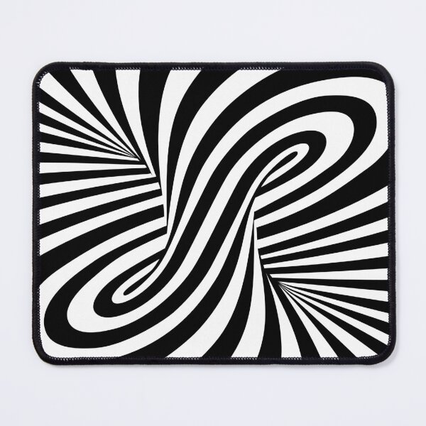 Item preview, Mesmerizing Black and White Vortex - Abstract Optical Illusion Art designed and sold by DaisyHouse.