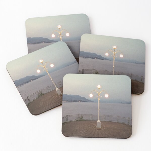 Item preview, Panoramic view of the banks of Lake Maggiore at Sunset, Stresa, Piedmont, Italy designed and sold by SoulEchoesPhoto.