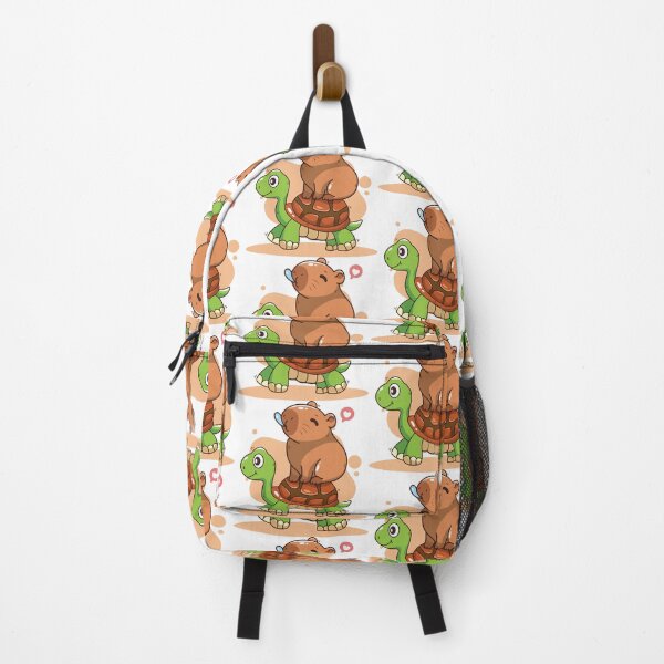 Item preview, Capybara and Turtle: Kawaii Friendship Design designed and sold by Polarisofficial.