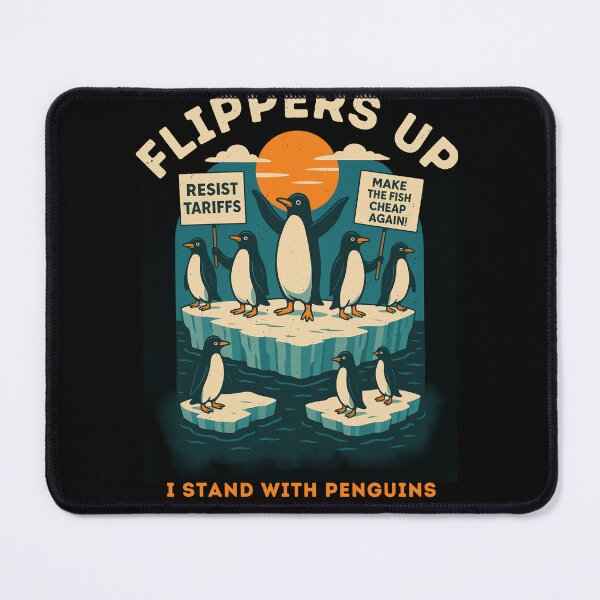 Item preview, Vintage Flippers Up I Stand With Penguins Design designed and sold by Run to Creations.