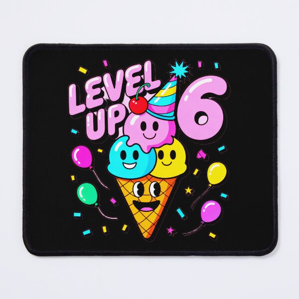 Item preview, Level Up 6 Ice Cream Cone designed and sold by SteezeeStore.