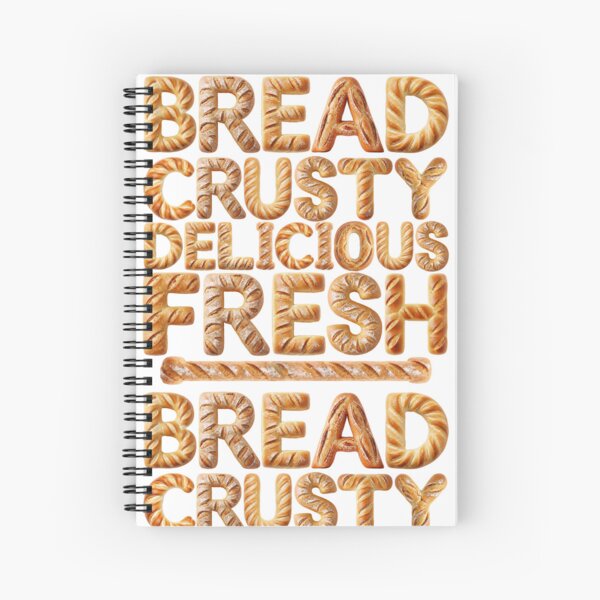 BREAD WORDS Spiral Notebook