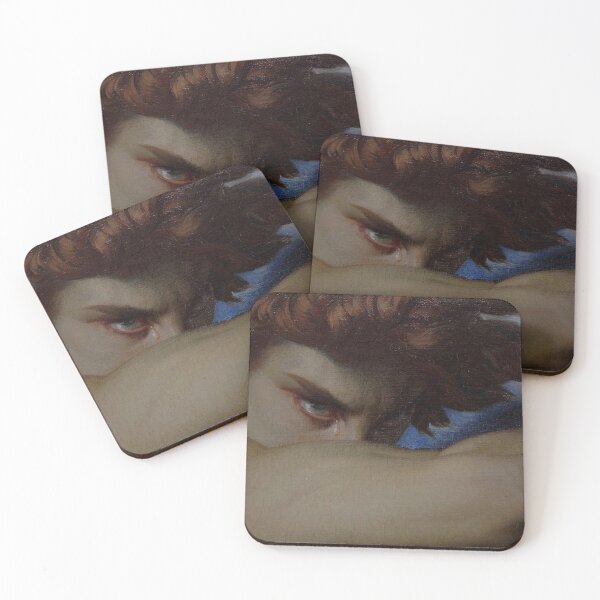 Item preview, Lucifer the Fallen Angel by Alexandre Cabanel bad guy fall devil painting designed and sold by Fantasy Cache.