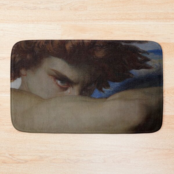 Item preview, Lucifer the Fallen Angel by Alexandre Cabanel bad guy fall devil painting designed and sold by Fantasy Cache.