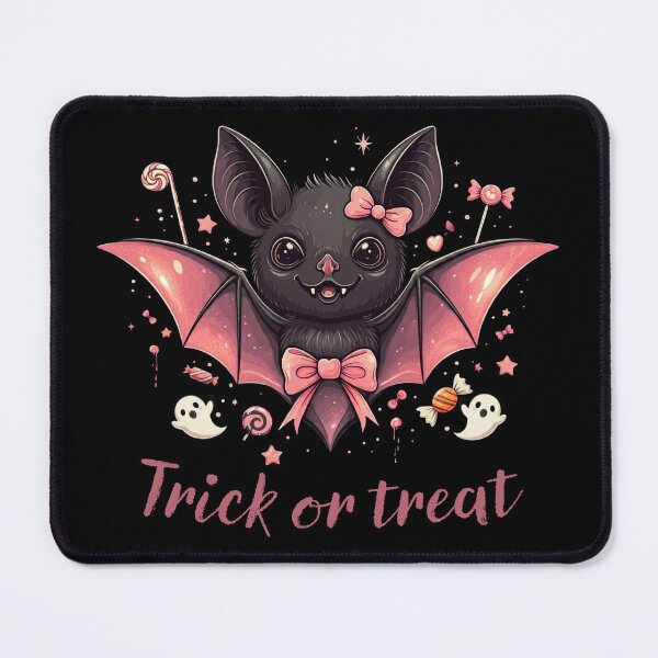 Item preview, Bat Pink Vampire Coquette Ghosts Bows Trick or Treat designed and sold by GregArtShop.