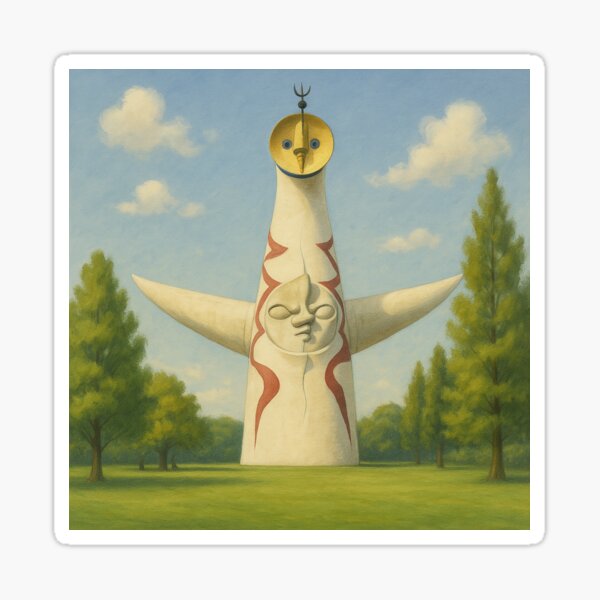 Item preview, Tower of the Sun – Osaka Expo Landmark Art designed and sold by NihonKamonScape.