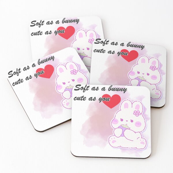 Item preview, Soft as a Bunny – Cute Pastel Bunny Design designed and sold by Yaso studio .