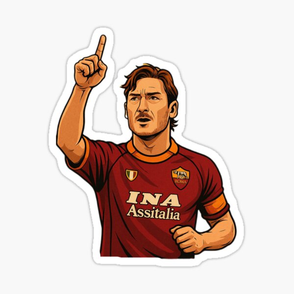 Artikel-Vorschau von Francesco Totti spielt als Roma-Kapitän der Serie A, designt und verkauft von gabripelle7.