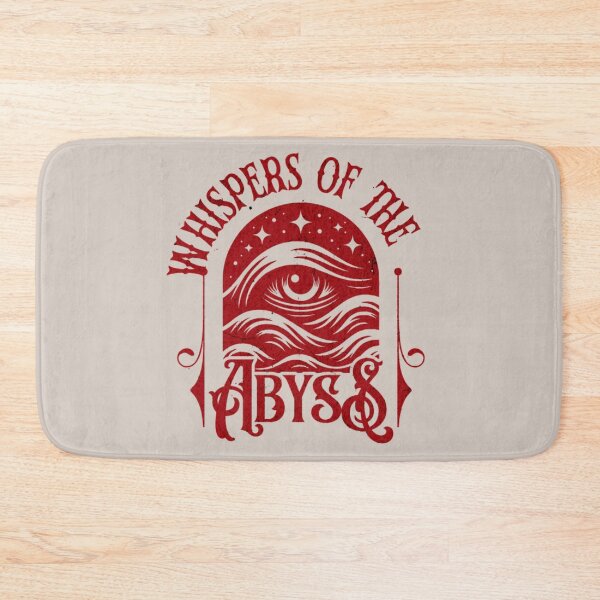 Item preview, Whispers of the Abyss – Gothic Eye and Ocean Wave Occult Poster in Vintage Horror Typography designed and sold by Bored Duck.