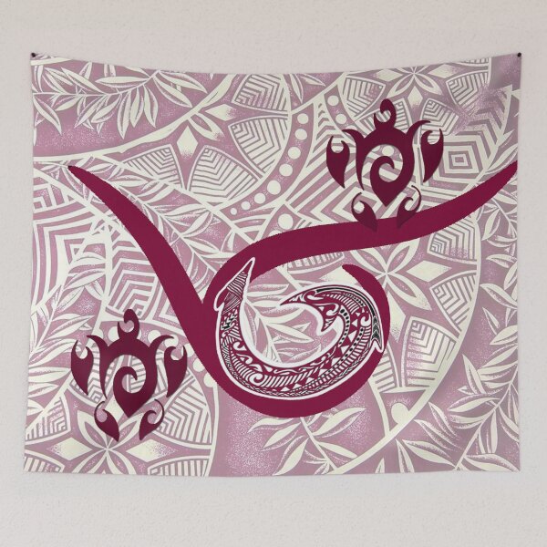 Item preview, Hawaiian Tapa and Tribal Fish Hook designed and sold by J Marielle Designs.