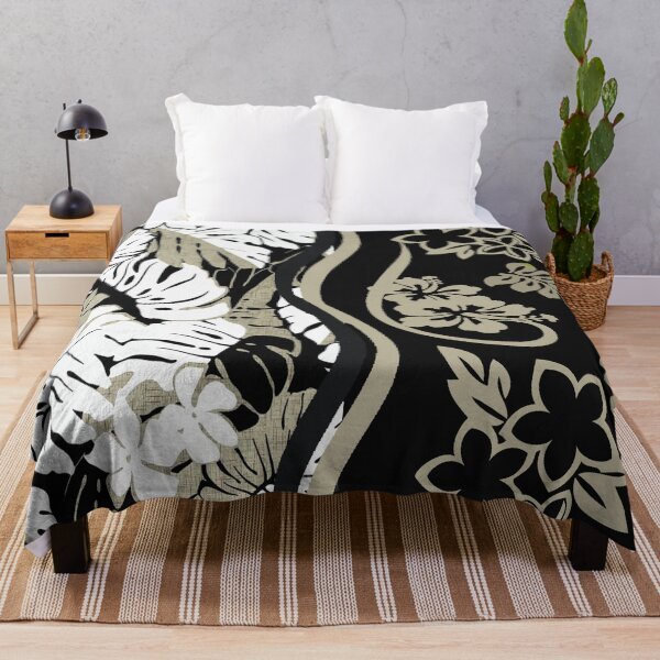 Item preview, Traditional Hawaiian Print with Floral Accent designed and sold by J Marielle Designs.