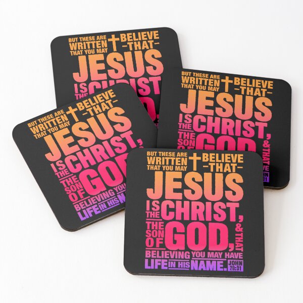 Item preview, John 20:31 Jesus Is The Christ The Son Of God designed and sold by plushism.
