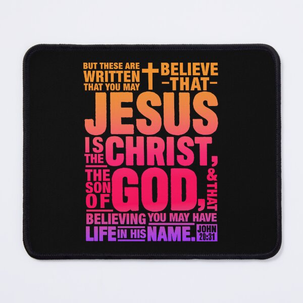 Item preview, John 20:31 Jesus Is The Christ The Son Of God designed and sold by plushism.