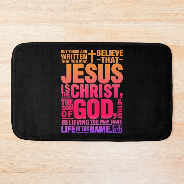 Item preview, John 20:31 Jesus Is The Christ The Son Of God designed and sold by plushism.