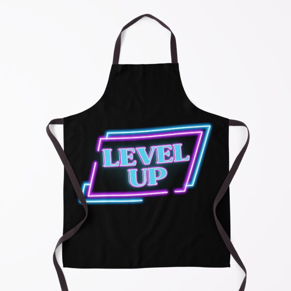 Item preview, Growth Mindset Wall Art | Level Up | Neon Gaming Office Gift designed and sold by TextMuse.