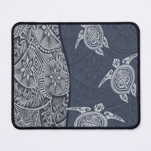 Item preview, Contemporary Hawaiian Tapa with Sea Turtles designed and sold by J Marielle Designs.