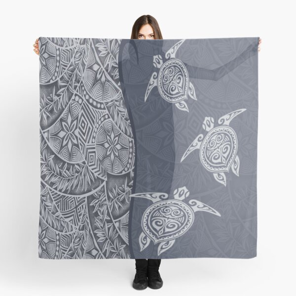 Item preview, Contemporary Hawaiian Tapa with Sea Turtles designed and sold by J Marielle Designs.