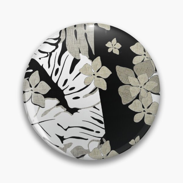 Item preview, Hawaiian Monstera Barkcloth Print designed and sold by J Marielle Designs.