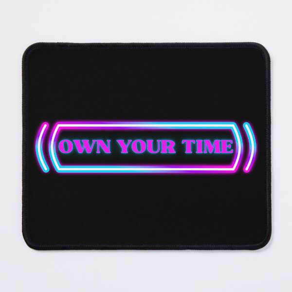 Item preview, Productivity Wall Art | Own Your Time | Neon Work-Life Balance Gift designed and sold by TextMuse.