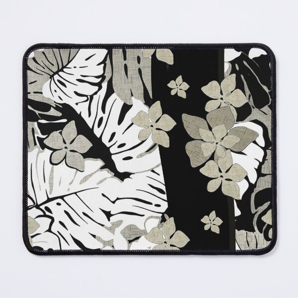 Item preview, Hawaiian Monstera Barkcloth Print designed and sold by J Marielle Designs.
