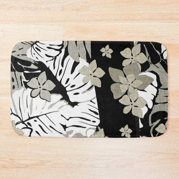 Item preview, Hawaiian Monstera Barkcloth Print designed and sold by J Marielle Designs.