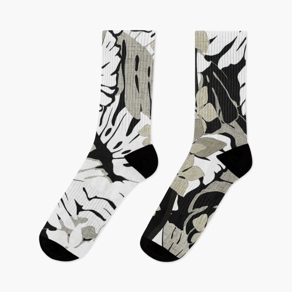Item preview, Hawaiian Monstera Barkcloth Print designed and sold by J Marielle Designs.