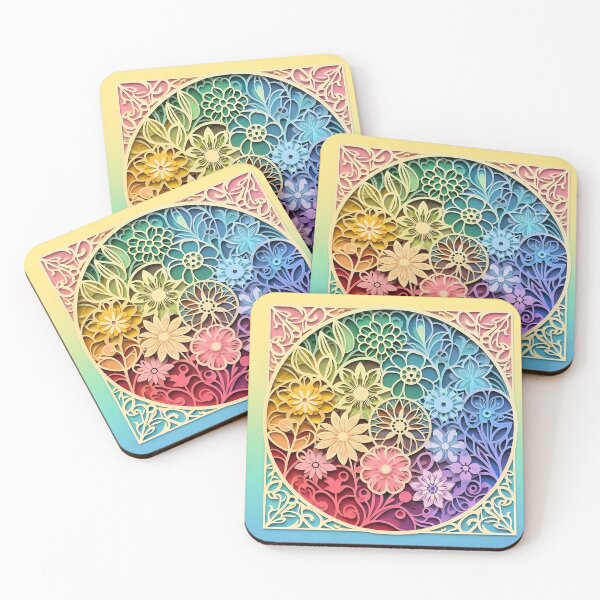 Item preview, Abstract Spring Flowers designed and sold by Intriguing Designs.