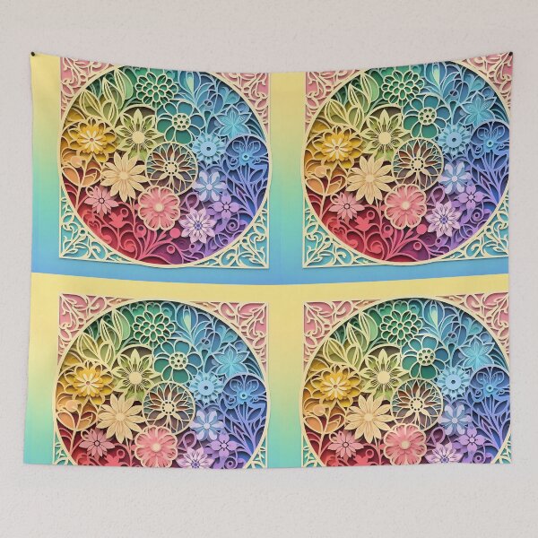 Item preview, Abstract Spring Flowers designed and sold by Intriguing Designs.