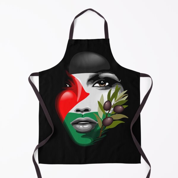 Item preview, Palestine Flag on girl's face designed and sold by BluedarkArt.