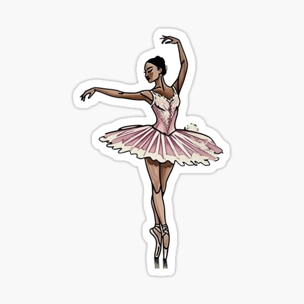 Artikel-Vorschau von Elegante Ballerina - Rosa Tutu Balletttänzerin - Ballett, designt und verkauft von Showbyshosh.