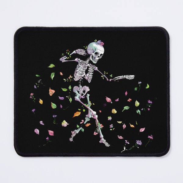 Item preview, Dancing skeleton with roses designed and sold by ATOTI.