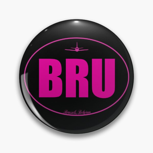 Item preview, BRU Brussels Belgium Airport Code designed and sold by Lartheviking.