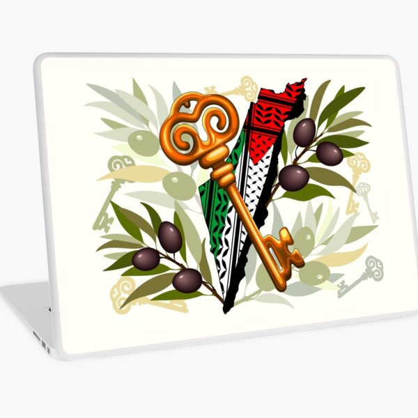 Palestinian Key Symbol of the Right of Return Laptop Skin