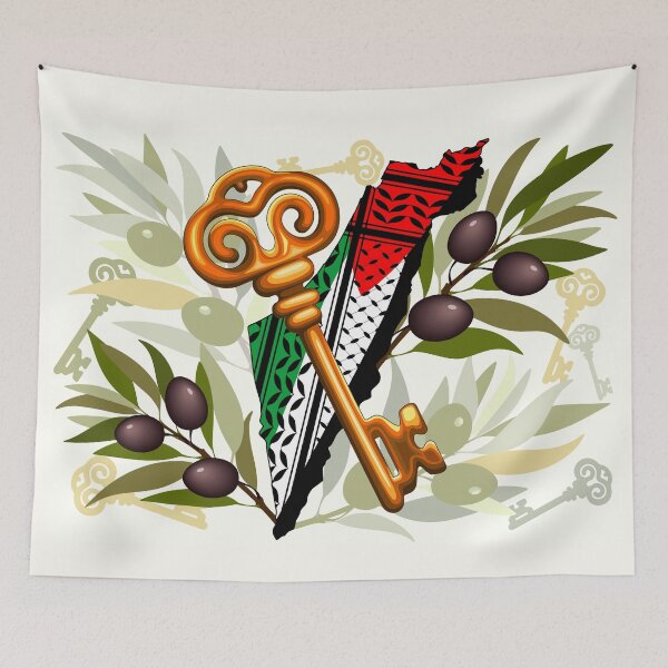 Item preview, Palestinian Key Symbol of the Right of Return designed and sold by BluedarkArt.