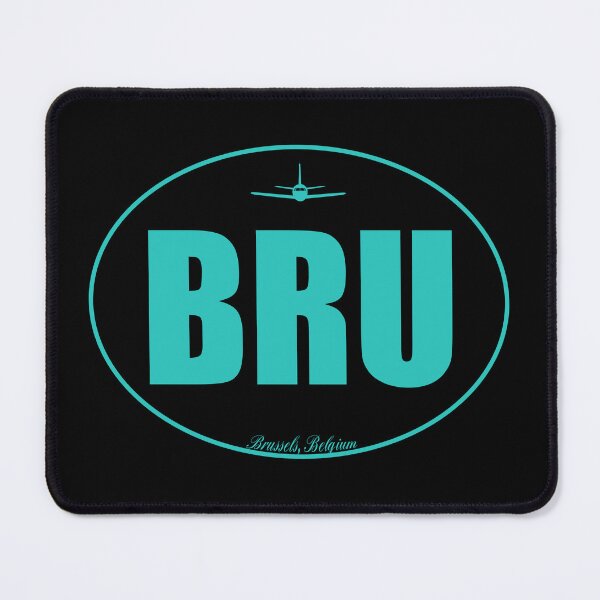 Item preview, BRU Brussels Belgium Airport Code designed and sold by Lartheviking.