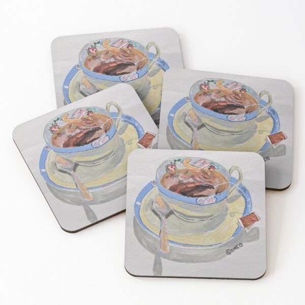 Item preview, A Teacup of Brewing Tea designed and sold by FamilyTeaTime.