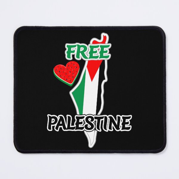 Item preview, Free Palestine - Map and Watermelon Logo designed and sold by BluedarkArt.