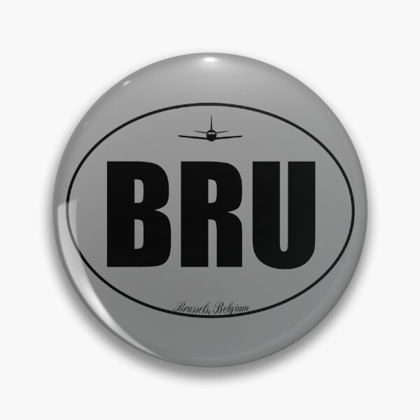 Item preview, BRU Brussels Belgium Airport Code designed and sold by Lartheviking.