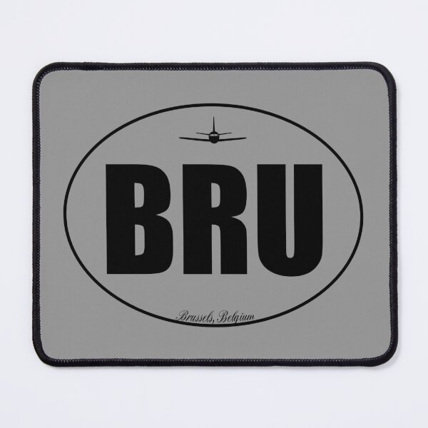 Item preview, BRU Brussels Belgium Airport Code designed and sold by Lartheviking.