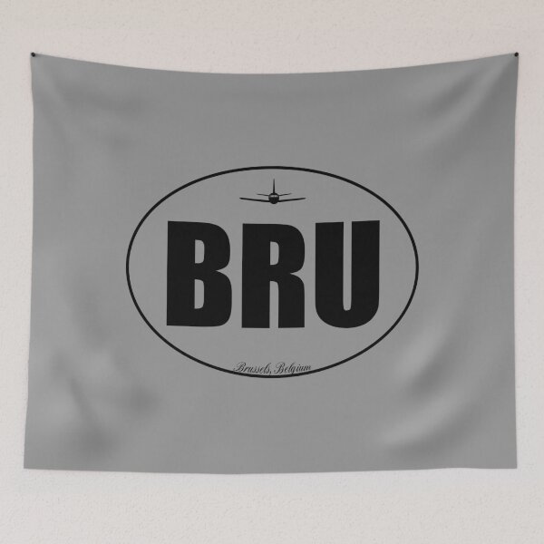 Item preview, BRU Brussels Belgium Airport Code designed and sold by Lartheviking.