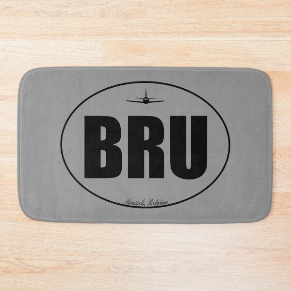 Item preview, BRU Brussels Belgium Airport Code designed and sold by Lartheviking.